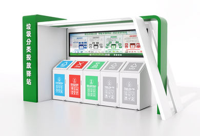 垃圾分類收集亭定制垃圾分類投放驛站廠家直供